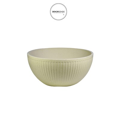 Plastik Saksı Krem 40 cm