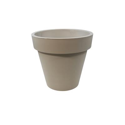 Plastik Saksı Sütlü Kahverengi 27 cm