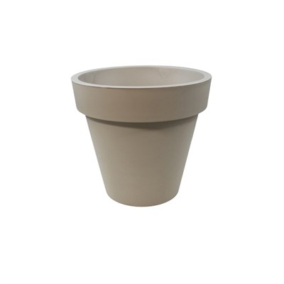 Plastik Saksı Sütlü Kahverengi 36 cm