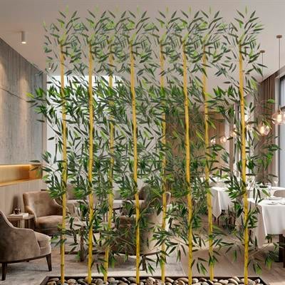Saksısız Dekoratif 10lu Bambu Seperatör Seti 170 cm