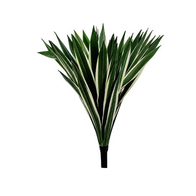 Saksısız Yapay Agave Ağaç Alacalı Yeşil 45 cm