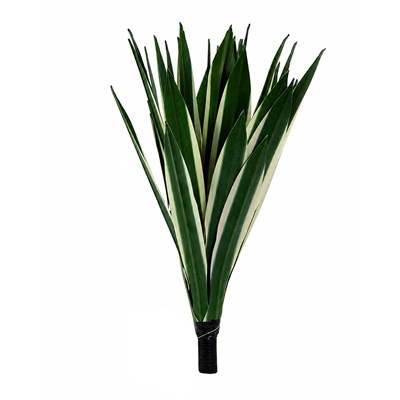 Saksısız Yapay Agave Ağaç Alacalı Yeşil 55 cm