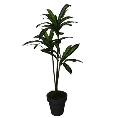 Saksısız Yapay Dracena (Drasena) Ağaç 54 Yaprak Yeşil 140 cm