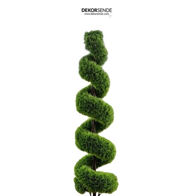 Saksısız Yapay Spiral Selvi Ağaç 160 cm