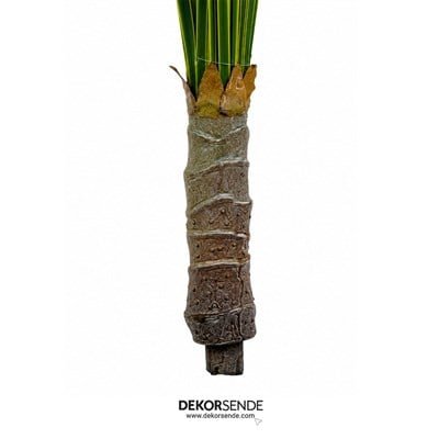 Saksısız Yapay Yucca Filamentosa Ağaç Sarı Yeşil 65 cm