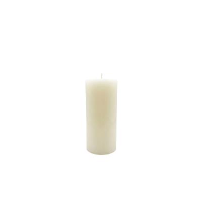 Silindir Kütük Mum Krem 15 cm