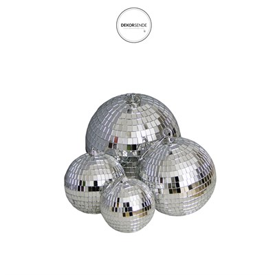 Tekli Disko Top Gümüş 12 cm