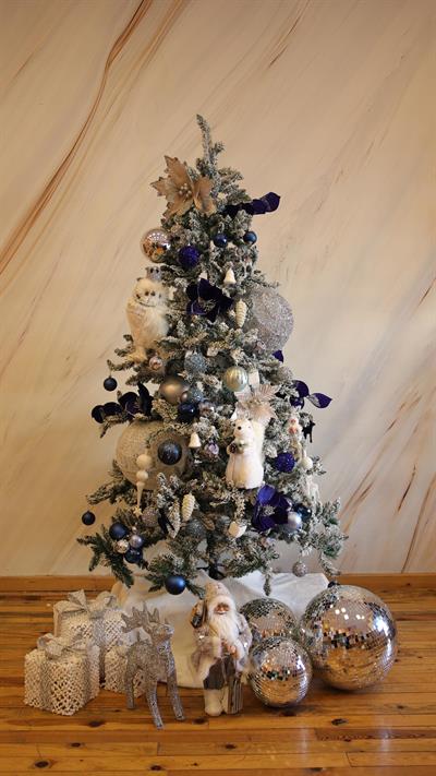 Tekli Disko Topu Gümüş 20 cm