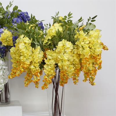 Yapay Akasya Sarkıt Sarı Turuncu 105 cm