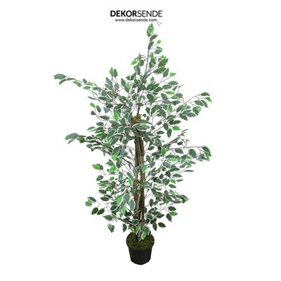 Yapay Alacalı Benjamin Ağaç 130 cm