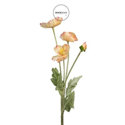 Yapay Anemon Çiçeği Turuncu 58 cm