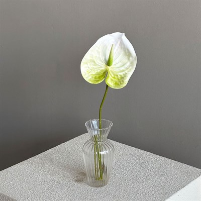 Yapay Antoryum Dal Beyaz 60 cm
