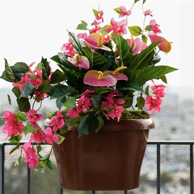 Yapay Antoryum Demeti Pembe 45 cm