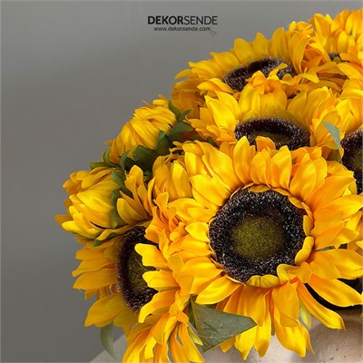 Yapay Ayçiçeği Demet Sarı 28 cm