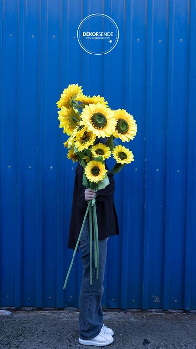 Yapay Ayçiçeği Demeti 125 cm