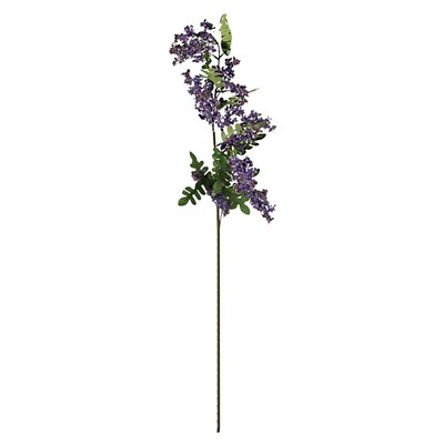 Yapay Bahar Dalı Mor Yeşil 130 cm