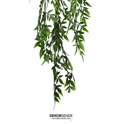 Yapay Bambu Sarkıt Yeşil 80 cm