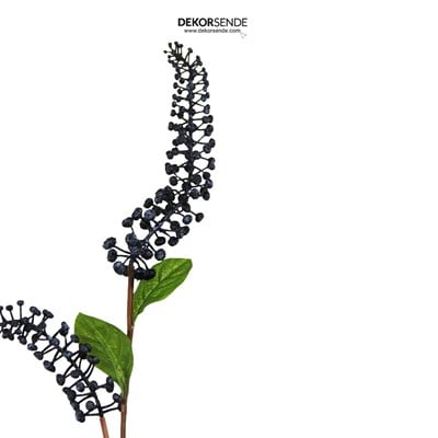 Yapay Berry Dal Yapraklı Mor 100 cm