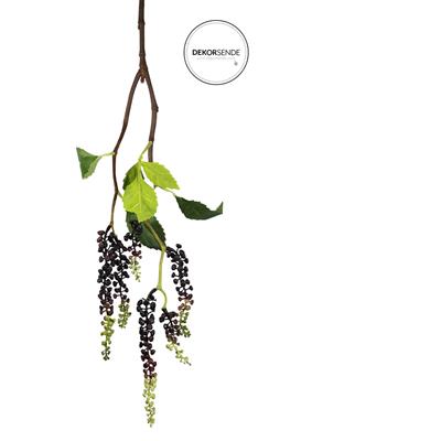 Yapay Berry Garnitür Dalı Mor 65 cm