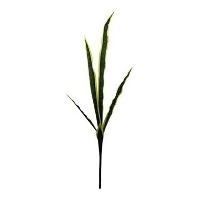 Yapay Bitki Paşakılıcı (Sansevieria) Demet Sarı Yeşil 80 cm