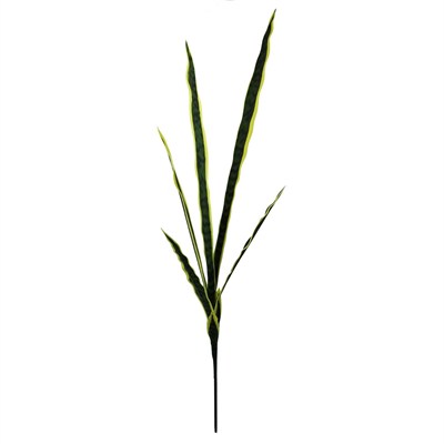 Yapay Bitki Paşakılıcı (Sansevieria) Demet Sarı Yeşil 95 cm