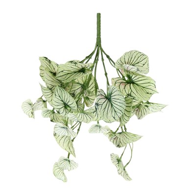 Yapay Caladium Sarmaşık Demet Açık Yeşil 40 cm