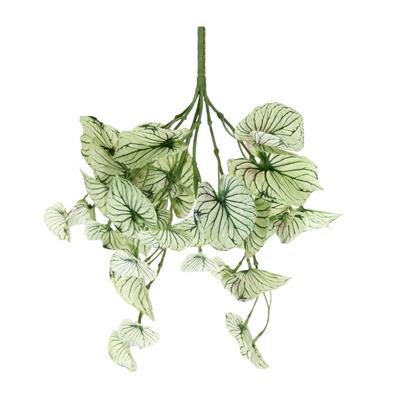 Yapay Caladium Sarmaşık Demet Açık Yeşil 40 cm