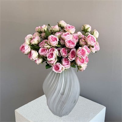 Yapay Çardak Gül Demet Pembe 50 cm