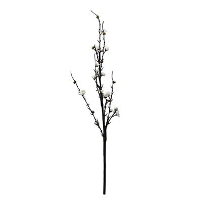 Yapay Çiçek Kiraz (Sakura) Dal Beyaz 60 cm