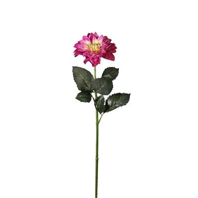 Yapay Dalya Çiçek Dal Fuşya 68 cm