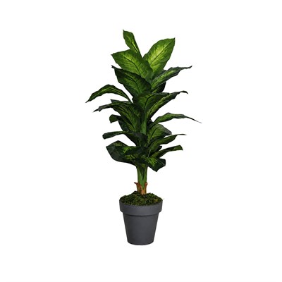 Yapay Difenbahya Ağaç Yeşil 130 cm