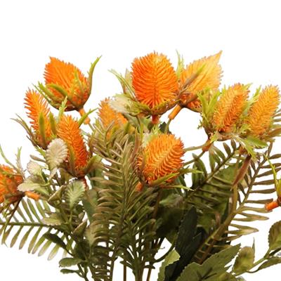 Yapay Dikenli Bitki Turuncu 35 cm