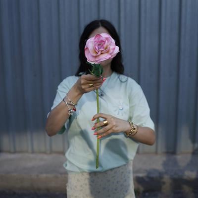 Yapay Erengül Dalı Pembe 58 cm