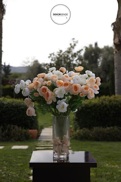 Yapay Erengül Demeti Beyaz 60 cm