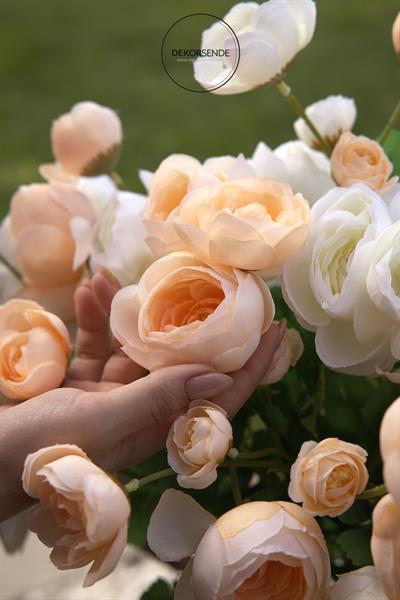 Yapay Erengül Demeti Beyaz 60 cm