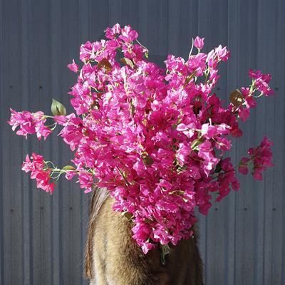 Yapay Fuşya Begonvil Dalı 118 cm