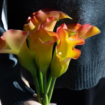 Yapay Gala Dalı Sarı Turuncu 73 cm