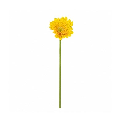 Yapay Gerbera Çiçeği Dal Sarı 60 cm