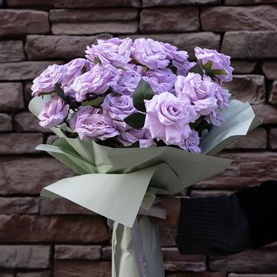 Yapay Gül Dalı Lila 70 cm