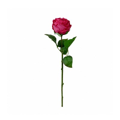Yapay Gül Tek Dal Koyu Pembe 40 cm