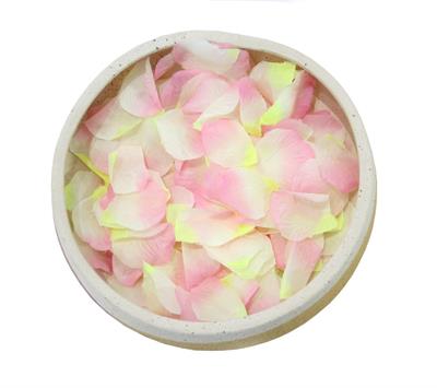 Yapay Gül Yaprağı Paketi Sarı Pembe