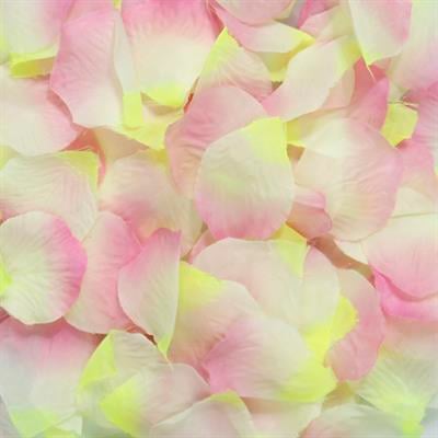 Yapay Gül Yaprağı Paketi Sarı Pembe