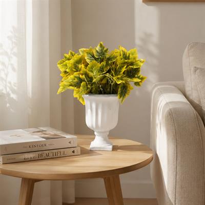 Yapay Hedera Demet 34 cm Yeşil Sarı