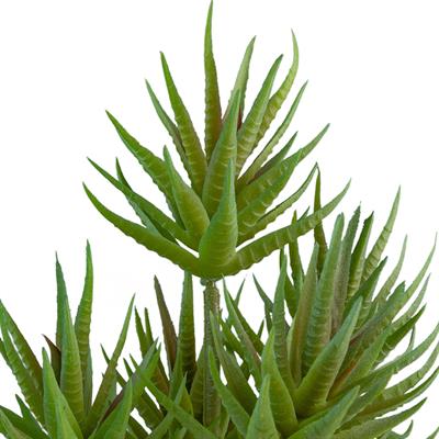 Yapay İğne Yapraklı Sukulent Demeti Açık Yeşil 34 cm
