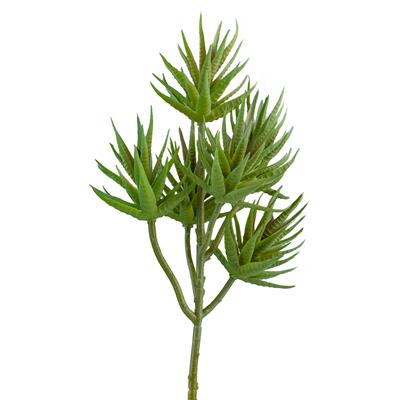 Yapay İğne Yapraklı Sukulent Demeti Açık Yeşil 34 cm