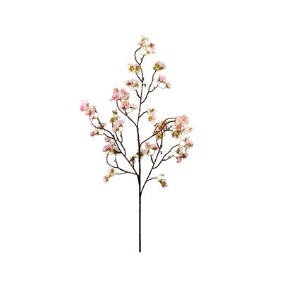 Yapay Kiraz Çiçeği Dalı Pembe 65 cm