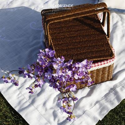 Yapay Kiraz Çiçeği (Sakura) Dal Mor 65 cm