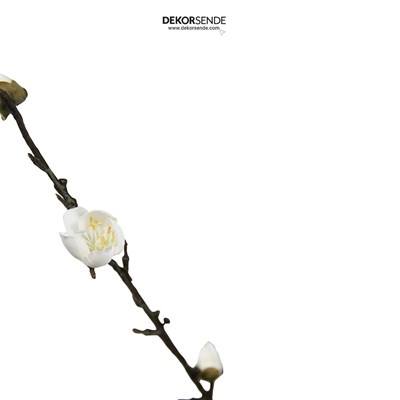 Yapay Kiraz (Sakura) Dal Beyaz 65 cm