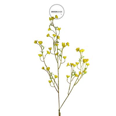Yapay Küçük Çiçekli Mine Sarı 95 cm