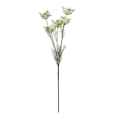 Yapay Kürdan Çiçeği Dal Beyaz 85 cm